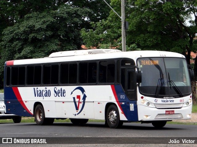 Viação Sete 013 na cidade de Teresina, Piauí, Brasil, por João Victor. Número da foto: #6423252.