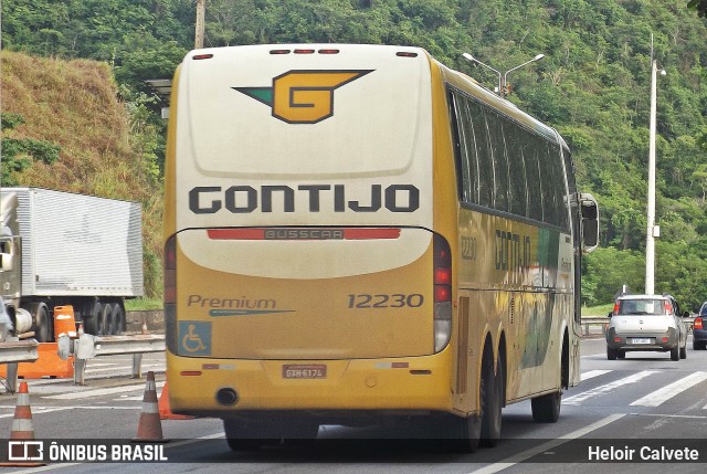 Empresa Gontijo de Transportes 12230 na cidade de Três Rios, Rio de Janeiro, Brasil, por Heloir Calvete. ID da foto: 6421609.