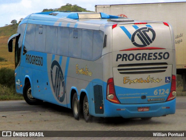 Auto Viação Progresso 6124 na cidade de Propriá, Sergipe, Brasil, por Willian Pontual. Número da foto: #6422605.