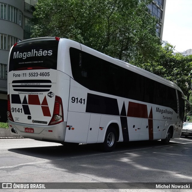 Magalhães Turismo 9141 na cidade de São Paulo, São Paulo, Brasil, por Michel Nowacki. ID da foto: 6423942.