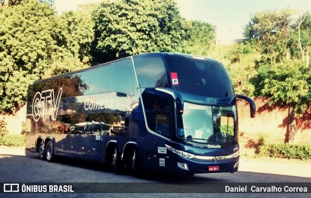 Viação Cometa 17314 na cidade de Santa Maria, Rio Grande do Sul, Brasil, por Daniel  Carvalho Correa. Número da foto: #6421979.