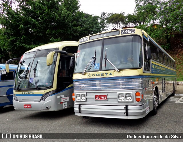 Viação Cometa 7455 na cidade de São Paulo, São Paulo, Brasil, por Rudnei Aparecido da Silva. Número da foto: #6422819.