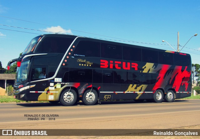 Bitur Transporte Coletivo e Turismo 1550 na cidade de Pinhão, Paraná, Brasil, por Reinaldo Gonçalves. Número da foto: #6426206.