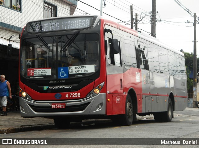 Pêssego Transportes 4 7298 na cidade de São Paulo, São Paulo, Brasil, por Matheus  Daniel. ID da foto: 6424805.