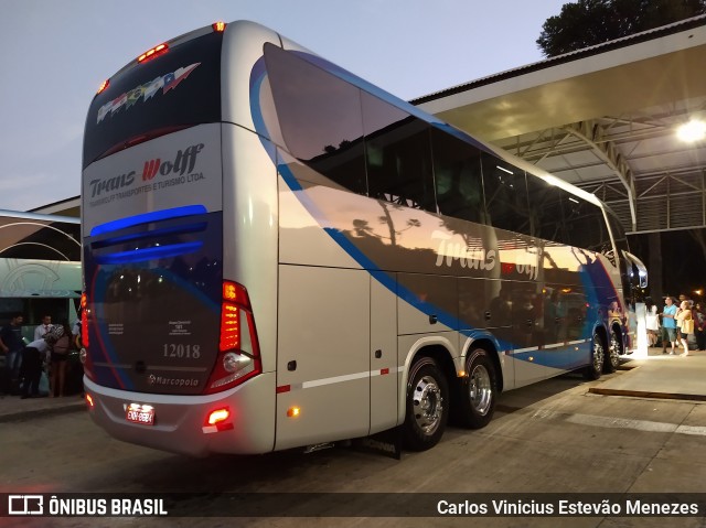 Trans Wolff Transportes e Turismo 12018 na cidade de Curitiba, Paraná, Brasil, por Carlos Vinicius Estevão Menezes. Número da foto: #6425658.