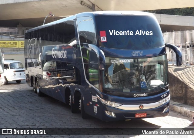 Viação Cometa 17321 na cidade de Belo Horizonte, Minas Gerais, Brasil, por Vicente de Paulo Alves. ID da foto: 6426443.