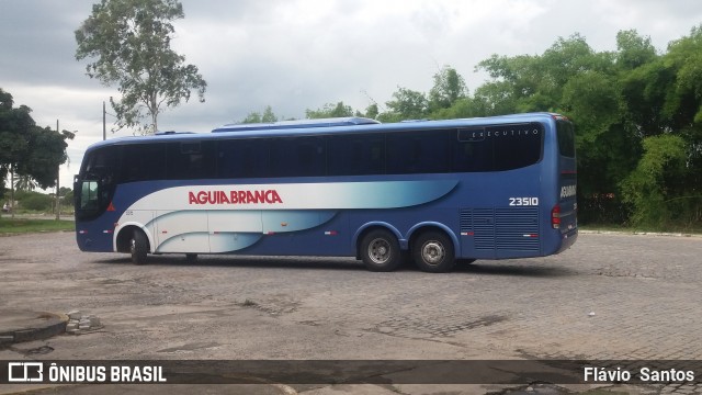 Viação Águia Branca 23510 na cidade de Cruz das Almas, Bahia, Brasil, por Flávio  Santos. ID da foto: 6424798.