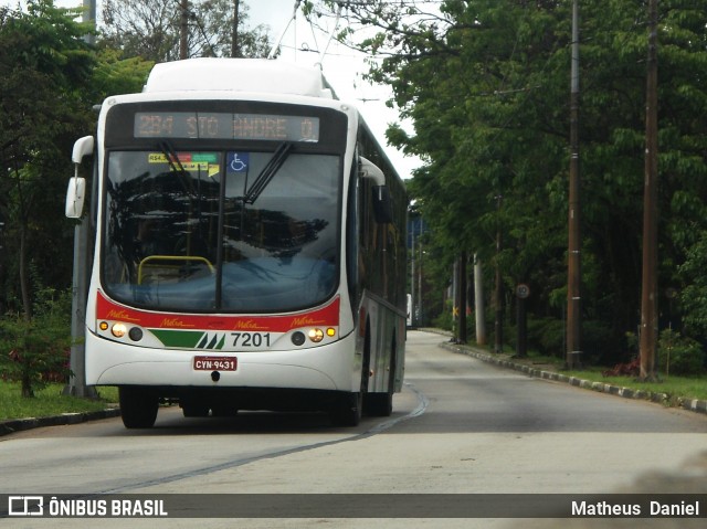 Metra - Sistema Metropolitano de Transporte 7201 na cidade de São Paulo, São Paulo, Brasil, por Matheus  Daniel. ID da foto: 6424700.