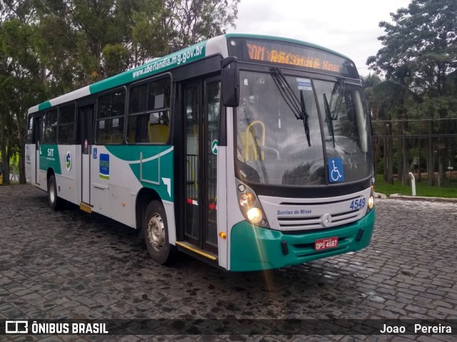 Viação Sorriso de Minas 4549 na cidade de Brasil, por Joao   Pereira. Número da foto: #6425521.