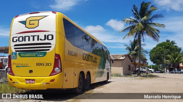 Empresa Gontijo de Transportes 18630 na cidade de Nova Viçosa, Bahia, Brasil, por Marcelo Henrique. Número da foto: #6424464.