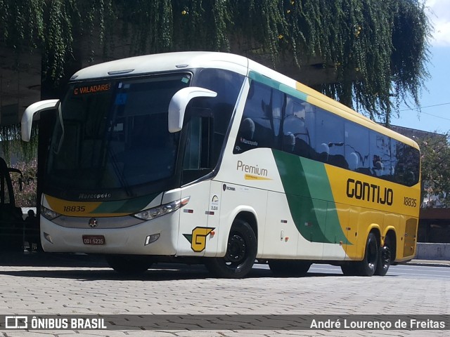 Empresa Gontijo de Transportes 18835 na cidade de Belo Horizonte, Minas Gerais, Brasil, por André Lourenço de Freitas. ID da foto: 6425455.