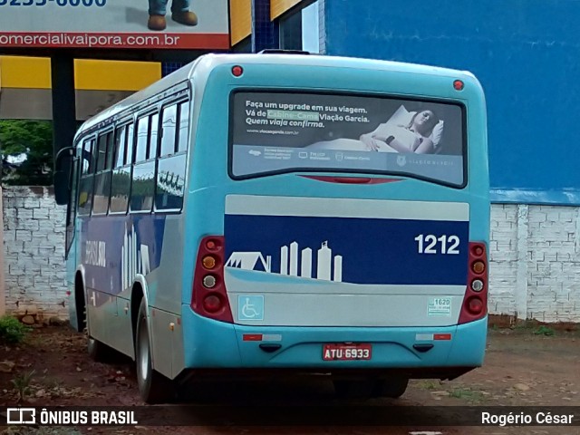 Brasil Sul Linhas Rodoviárias 1212 na cidade de Mandaguari, Paraná, Brasil, por Rogério César. ID da foto: 6425051.