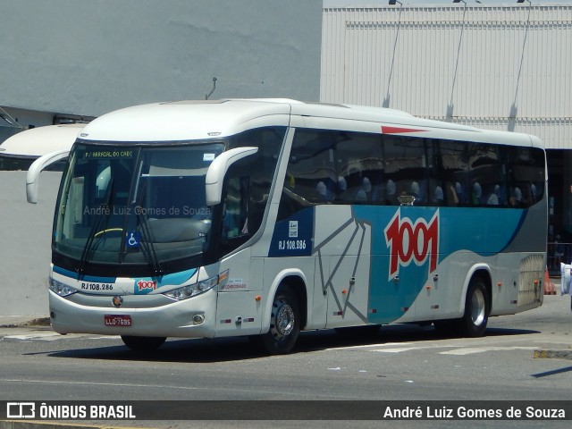 Auto Viação 1001 RJ 108.286 na cidade de Rio de Janeiro, Rio de Janeiro, Brasil, por André Luiz Gomes de Souza. ID da foto: 6425907.