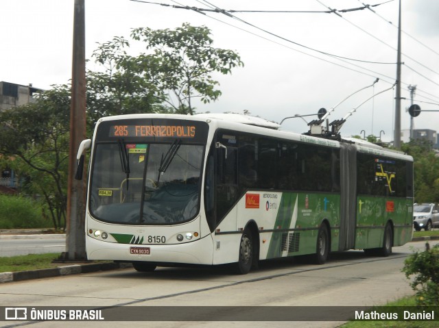 Metra - Sistema Metropolitano de Transporte 8150 na cidade de São Paulo, São Paulo, Brasil, por Matheus  Daniel. ID da foto: 6424705.