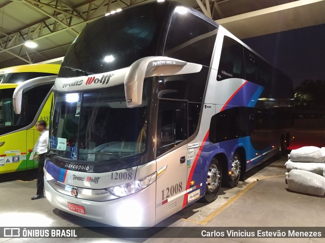 Trans Wolff Transportes e Turismo 12008 na cidade de Curitiba, Paraná, Brasil, por Carlos Vinicius Estevão Menezes. Número da foto: #6425535.