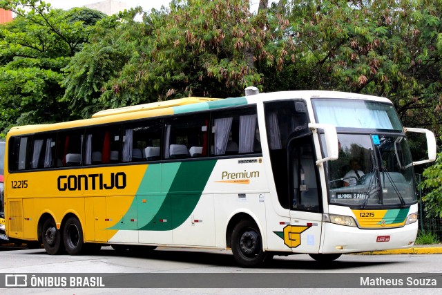 Empresa Gontijo de Transportes 12215 na cidade de São Paulo, São Paulo, Brasil, por Matheus Souza. ID da foto: 7108044.