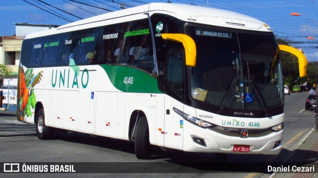 Empresa União de Transportes 4146 na cidade de Balneário Camboriú, Santa Catarina, Brasil, por Daniel Cezari. ID da foto: 7107594.