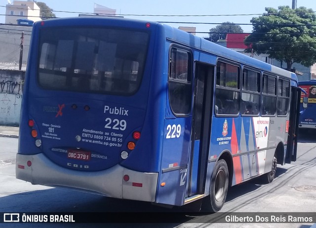 Empresa de Transportes Publix 229 na cidade de São Paulo, São Paulo, Brasil, por Gilberto Dos Reis Ramos. ID da foto: 7106933.