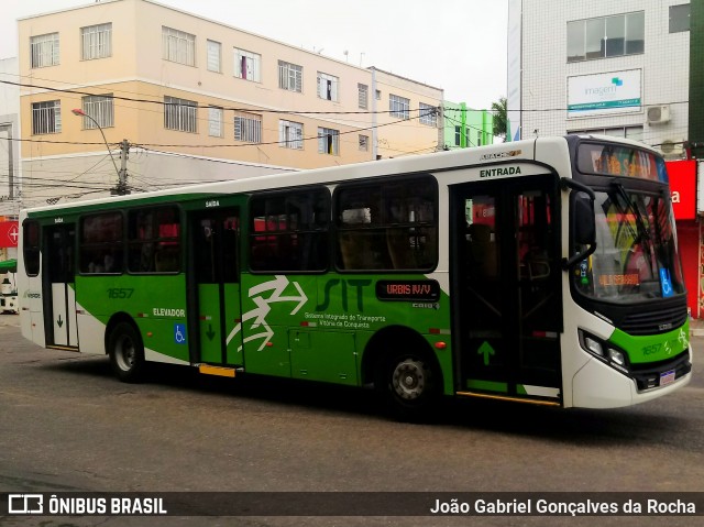 Cidade Verde Transporte Rodoviário Vitória da Conquista 1657 na cidade de Vitória da Conquista, Bahia, Brasil, por João Gabriel Gonçalves da Rocha. Número da foto: #7107367.