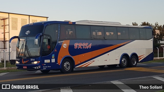 Brisa Bus 2014 na cidade de Penápolis, São Paulo, Brasil, por Theo Soliani. Número da foto: #7105969.