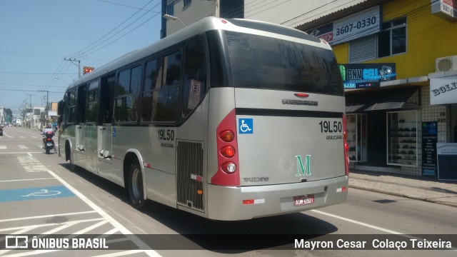 Araucária Transportes Coletivos 19L50 na cidade de Araucária, Paraná, Brasil, por Mayron Cesar  Colaço Teixeira. ID da foto: 7105923.