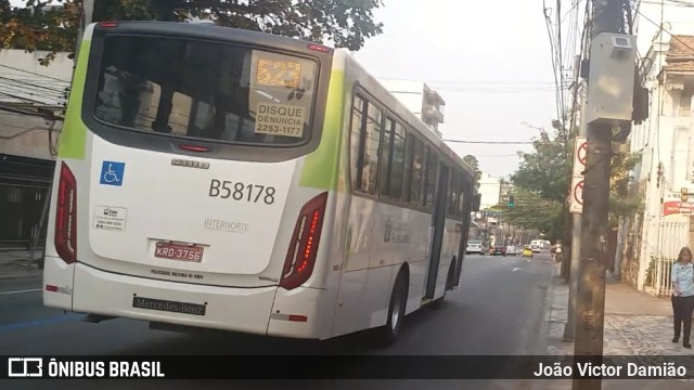 Viação Nossa Senhora de Lourdes B58178 na cidade de Rio de Janeiro, Rio de Janeiro, Brasil, por João Victor Damião. Número da foto: #7108336.