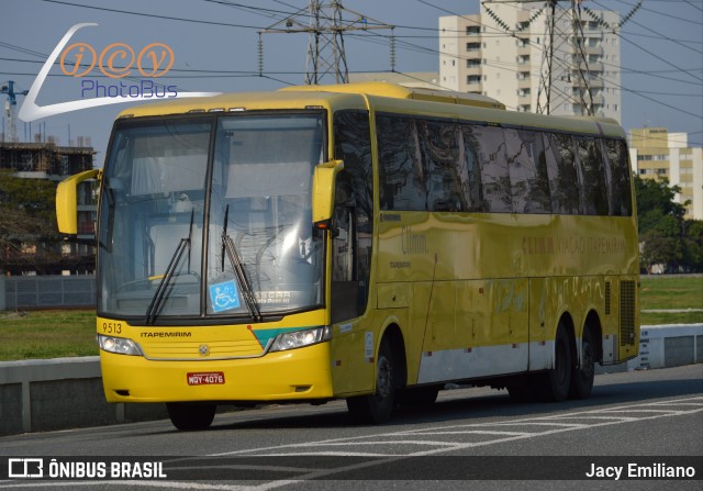 Viação Itapemirim 9513 na cidade de São José dos Campos, São Paulo, Brasil, por Jacy Emiliano. ID da foto: 7131563.