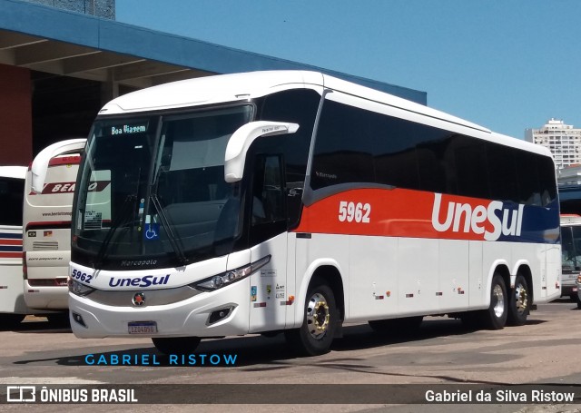 Unesul de Transportes 5962 na cidade de Porto Alegre, Rio Grande do Sul, Brasil, por Gabriel da Silva Ristow. ID da foto: 7131884.