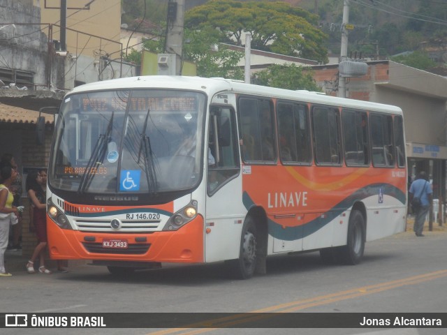 Linave Transportes RJ 146.020 na cidade de Paty do Alferes, Rio de Janeiro, Brasil, por Jonas Alcantara. ID da foto: 7132958.