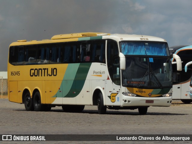 Empresa Gontijo de Transportes 16045 na cidade de Vitória da Conquista, Bahia, Brasil, por Leonardo Chaves de Albuquerque. ID da foto: 7131124.