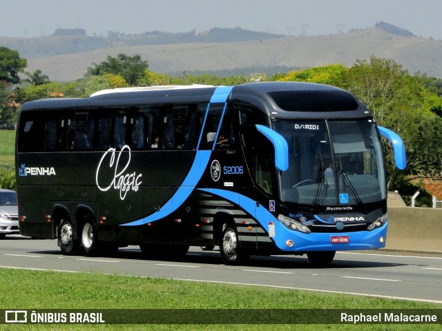 Empresa de Ônibus Nossa Senhora da Penha 52006 na cidade de Pindamonhangaba, São Paulo, Brasil, por Raphael Malacarne. ID da foto: 7132361.