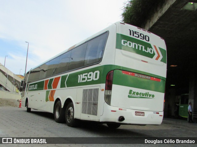 Empresa Gontijo de Transportes 11590 na cidade de Belo Horizonte, Minas Gerais, Brasil, por Douglas Célio Brandao. ID da foto: 7133959.