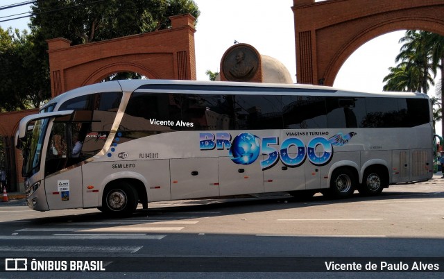 BR-500 Viagens e Turismo RJ 843.012 na cidade de Aparecida, São Paulo, Brasil, por Vicente de Paulo Alves. Número da foto: #7133150.