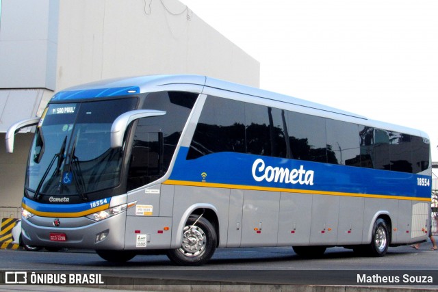 Viação Cometa 18554 na cidade de Rio de Janeiro, Rio de Janeiro, Brasil, por Matheus Souza. ID da foto: 7135559.