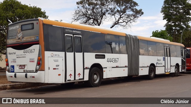 Auto Viação Marechal Brasília 444367 na cidade de Brasília, Distrito Federal, Brasil, por Clébio Júnior. ID da foto: 7134989.