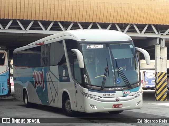 Auto Viação 1001 RJ 108.388 na cidade de Rio de Janeiro, Rio de Janeiro, Brasil, por Zé Ricardo Reis. Número da foto: #7134191.