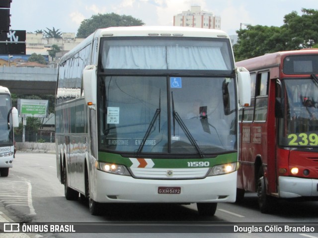 Empresa Gontijo de Transportes 11590 na cidade de Belo Horizonte, Minas Gerais, Brasil, por Douglas Célio Brandao. ID da foto: 7133869.