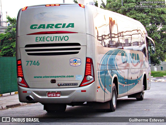 Viação Garcia 7746 na cidade de São Paulo, São Paulo, Brasil, por Guilherme Estevan. ID da foto: 7135045.