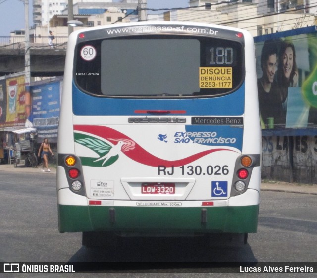 Expresso São Francisco RJ 130.026 na cidade de Nova Iguaçu, Rio de Janeiro, Brasil, por Lucas Alves Ferreira. Número da foto: #7134867.