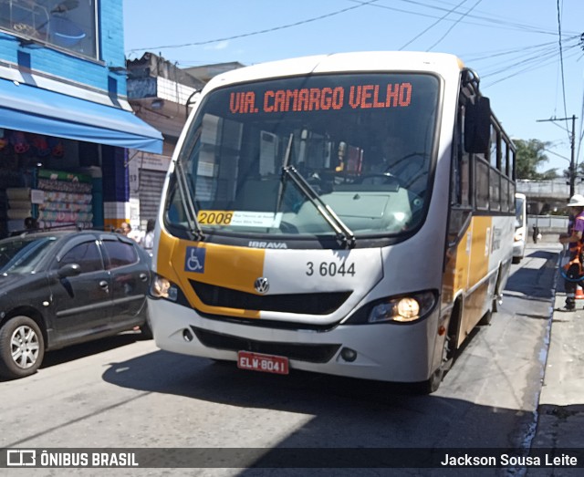 Transunião Transportes 3 6044 na cidade de São Paulo, São Paulo, Brasil, por Jackson Sousa Leite. Número da foto: #7135416.