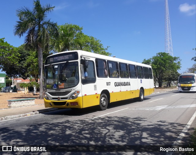 Transportes Guanabara 1017 na cidade de Natal, Rio Grande do Norte, Brasil, por Rogison Bastos. ID da foto: 7133881.