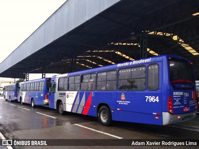 BR Mobilidade Baixada Santista 7964 na cidade de Praia Grande, São Paulo, Brasil, por Adam Xavier Rodrigues Lima. ID da foto: 7134325.