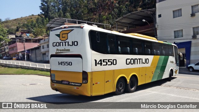 Empresa Gontijo de Transportes 14550 na cidade de Alegre, Espírito Santo, Brasil, por Márcio Douglas Castellar. Número da foto: #7133577.