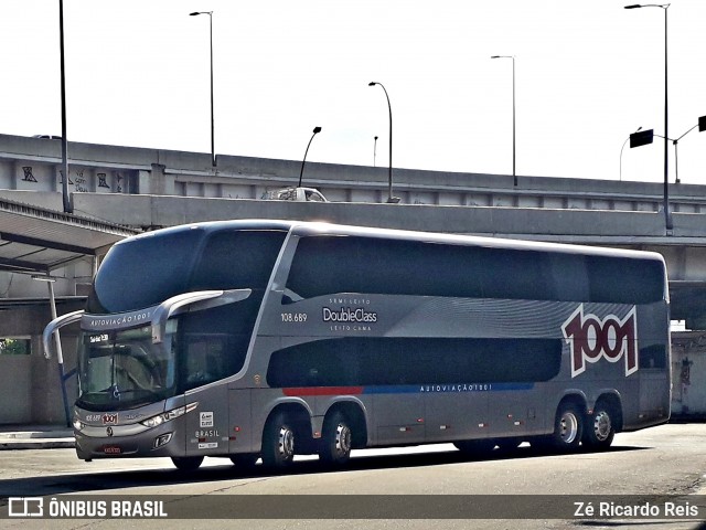 Auto Viação 1001 108.689 na cidade de Rio de Janeiro, Rio de Janeiro, Brasil, por Zé Ricardo Reis. Número da foto: #7134355.