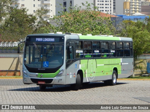 Viação Garcia 8903 na cidade de Londrina, Paraná, Brasil, por André Luiz Gomes de Souza. ID da foto: 7134969.