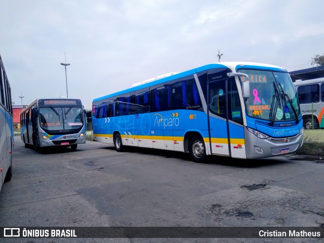 Viação Nossa Senhora do Amparo RJ 186.048 na cidade de Niterói, Rio de Janeiro, Brasil, por Cristian Matheus. Número da foto: #7134724.