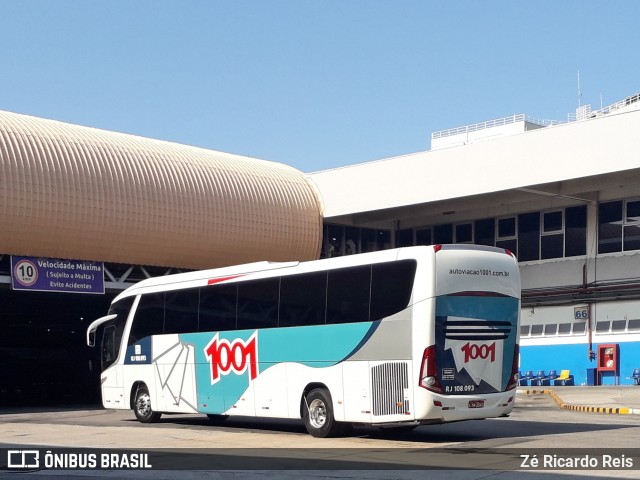 Auto Viação 1001 RJ 108.093 na cidade de Rio de Janeiro, Rio de Janeiro, Brasil, por Zé Ricardo Reis. Número da foto: #7134174.