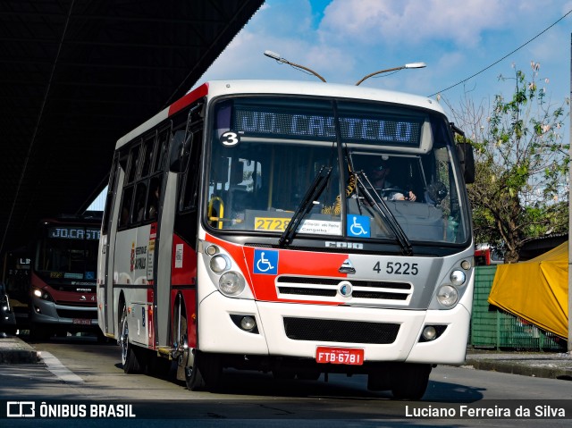 Allibus Transportes 4 5225 na cidade de São Paulo, São Paulo, Brasil, por Luciano Ferreira da Silva. Número da foto: #7135492.