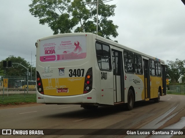 Empresa de Transporte São Judas Tadeu 3407 na cidade de Rio Branco, Acre, Brasil, por Gian Lucas  Santana Zardo. Número da foto: #7133462.
