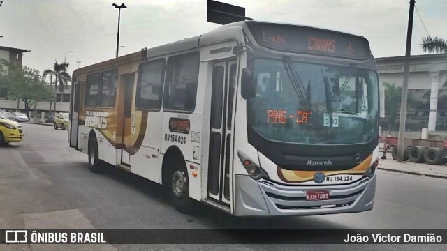 Transportes Fabio's RJ 154.024 na cidade de Rio de Janeiro, Rio de Janeiro, Brasil, por João Victor Damião. ID da foto: 7133180.